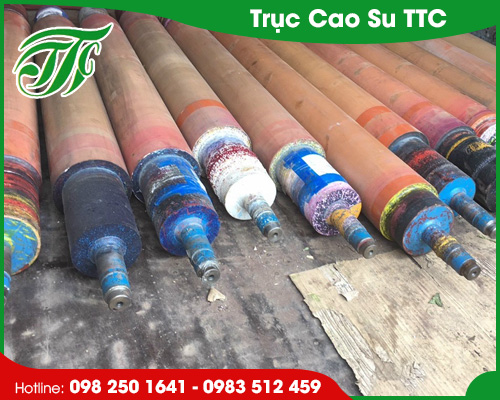 Trục cao su ngành bao bì nhựa